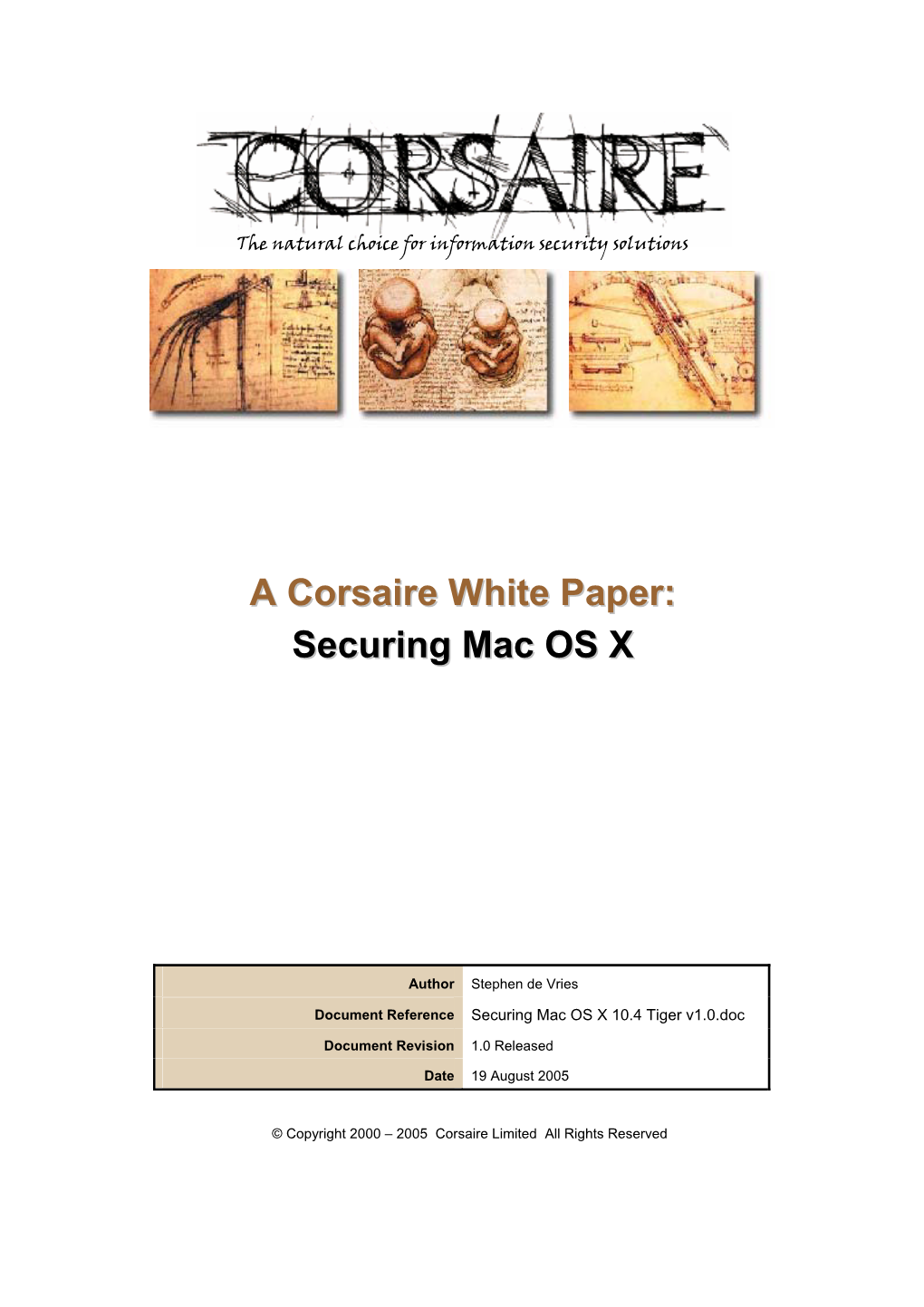 Securing Mac OS X 10.4 Tiger V1.0.Doc