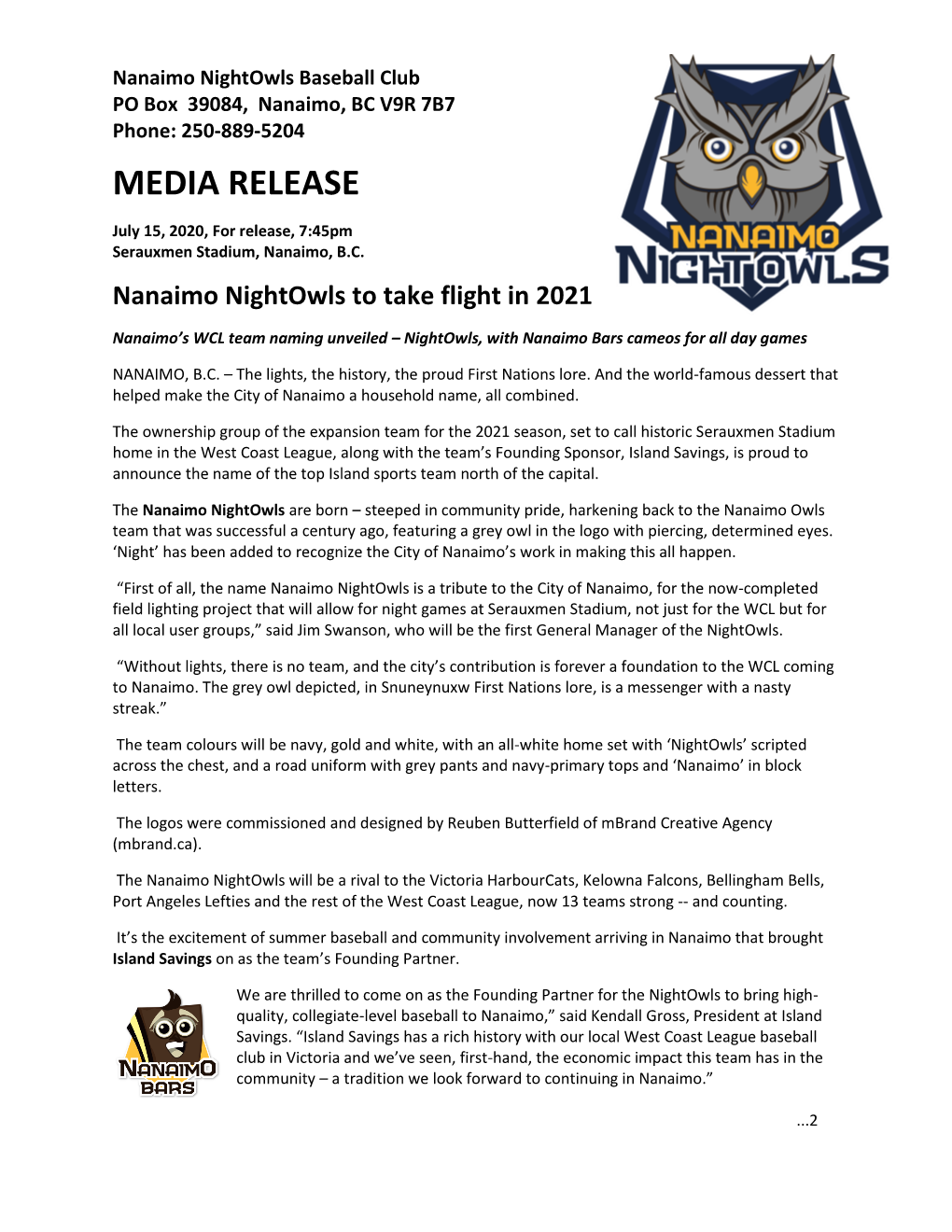 Media Release