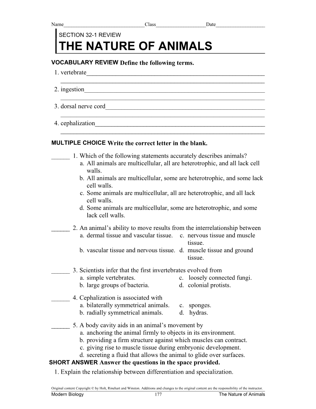 VOCABULARY REVIEW Define the Following Terms s1