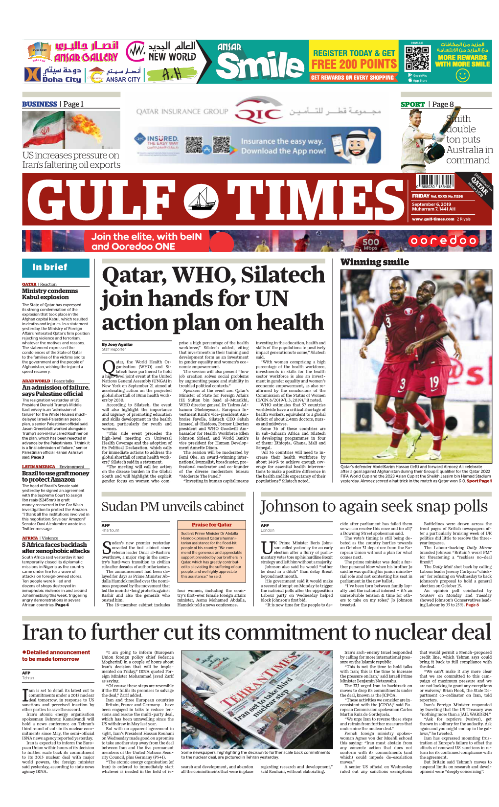 Qatar, WHO, Silatech Join Hands for UN Action Plan on Health