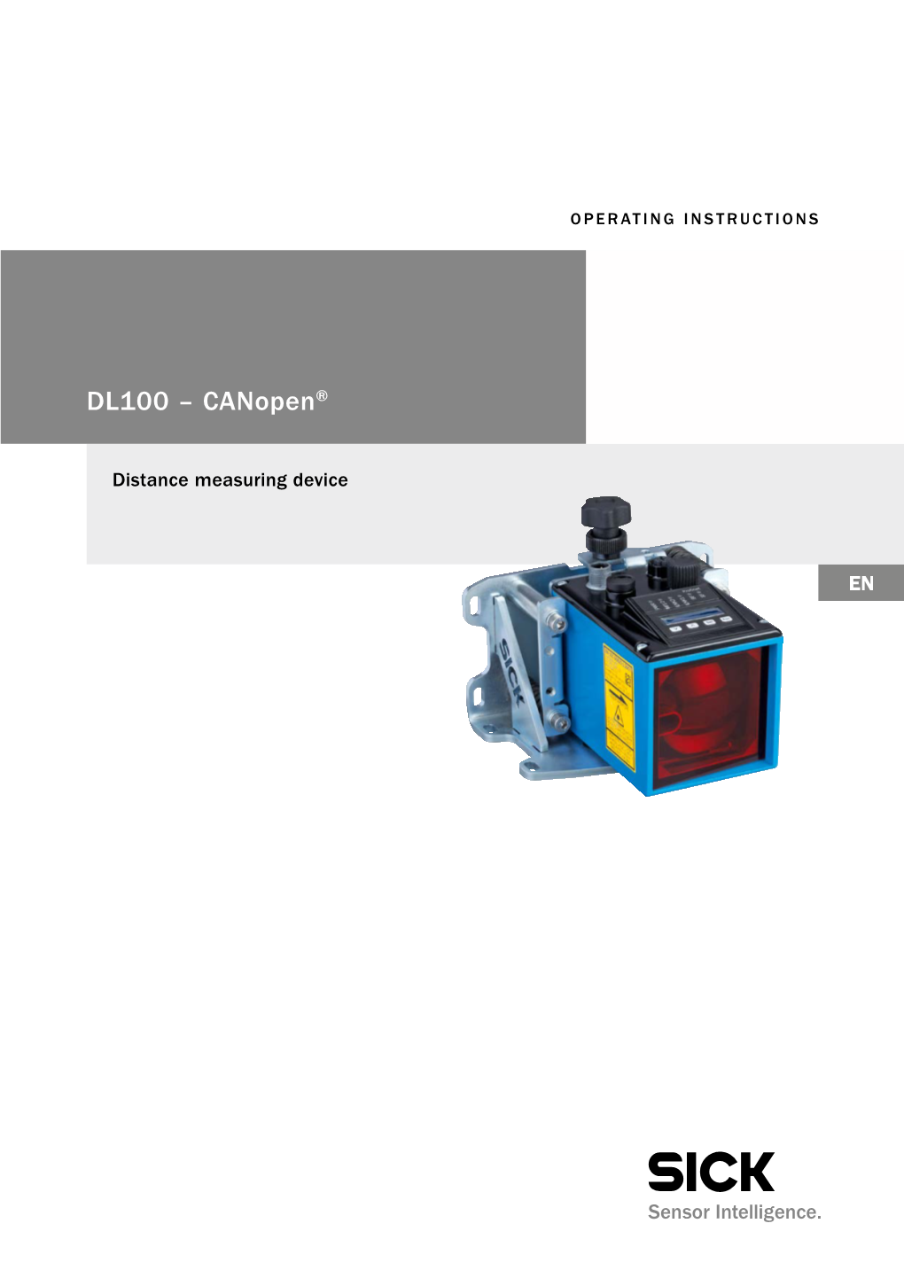 Distance Measuring Device DL100 Canopen(R)