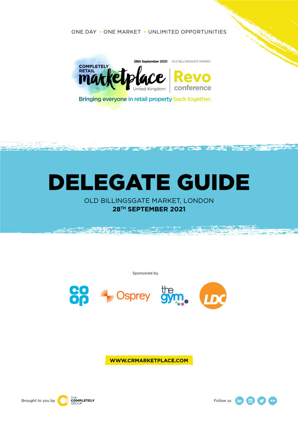 Delegate Guide Old Billingsgate Market, London 28Th September 2021