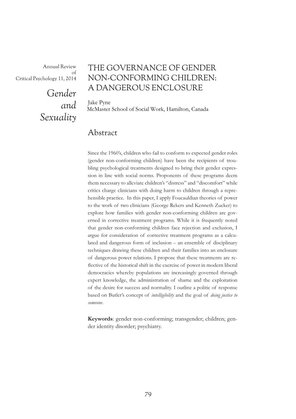 Gender and Sexuality, 8(3), 269-302