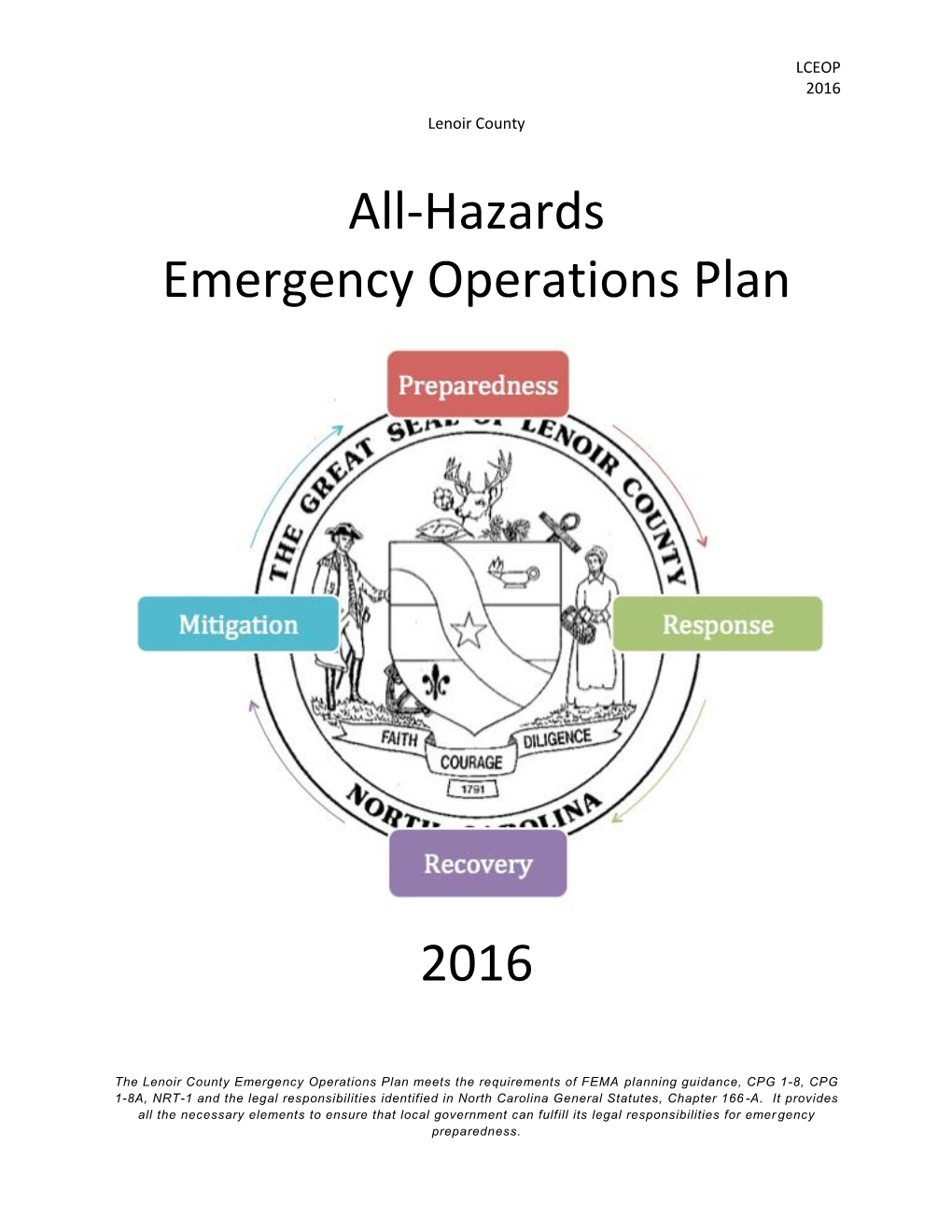 All-Hazards Emergency Operations Plan 2016