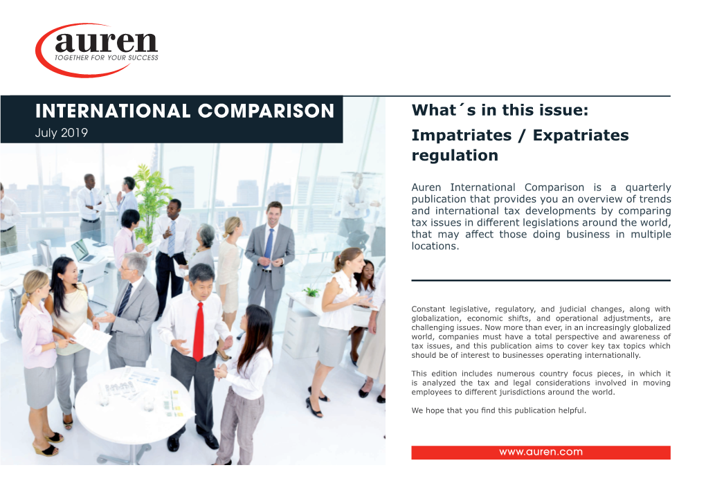 International Comparison July 2019 Read More