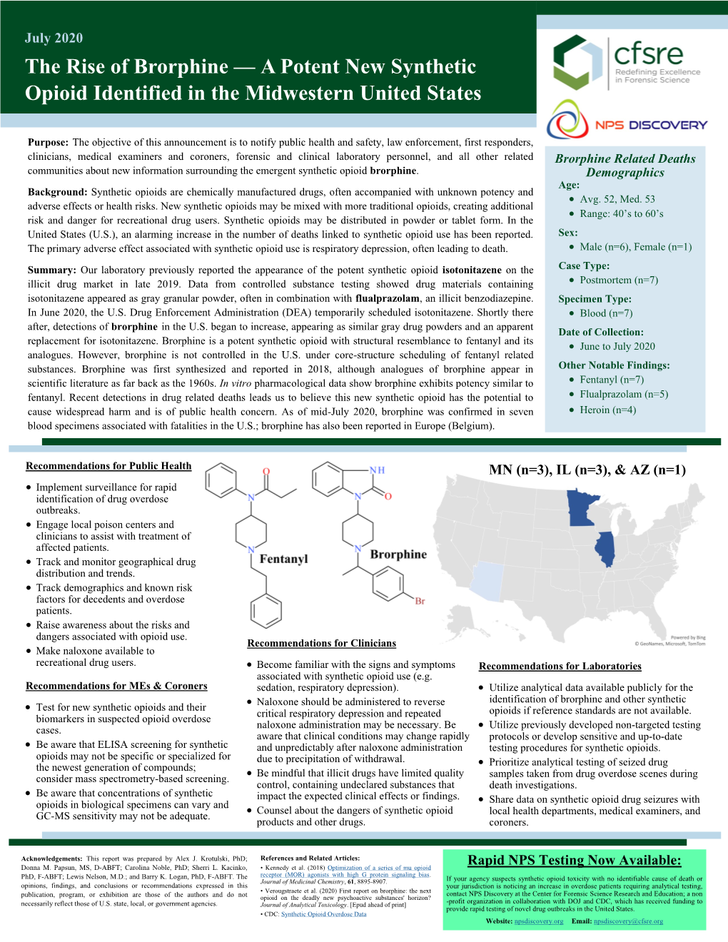 Brorphine — a Potent New Synthetic Opioid Identified in the Midwestern United States