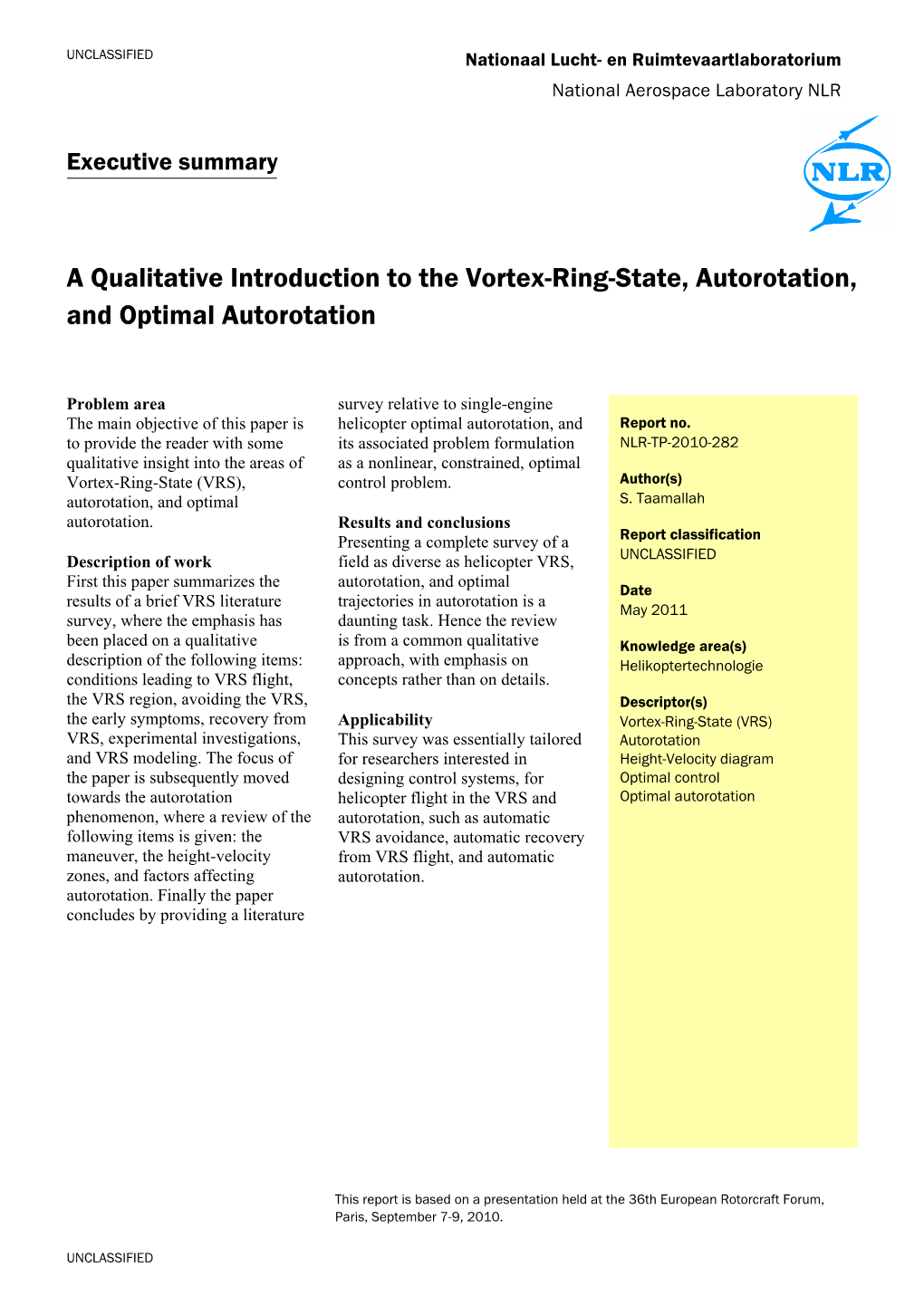 A Qualitative Introduction to the Vortex-Ring-State, Autorotation, and Optimal Autorotation