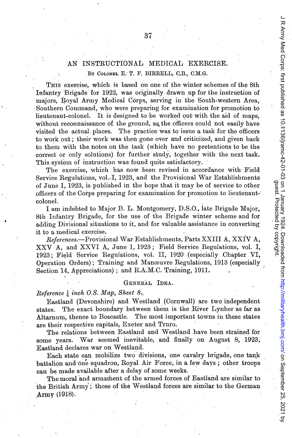 Reference! Inch O.S. Map, Sheet 8.) Eastland (Devonshire) and Westland (Cornwall) Are Two Independent States