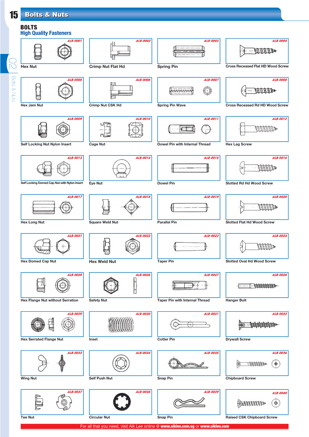 Bolts & Nuts BOLTS