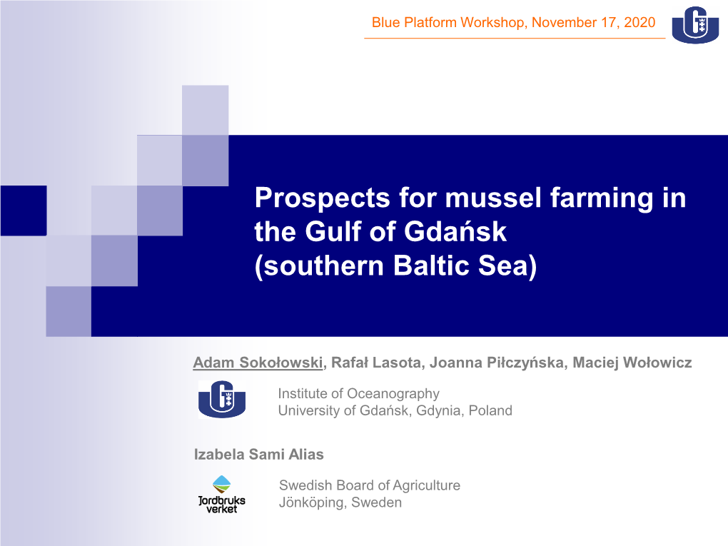 Food Webs in the Puck Lagoon (Southern Baltic Sea)-Stable