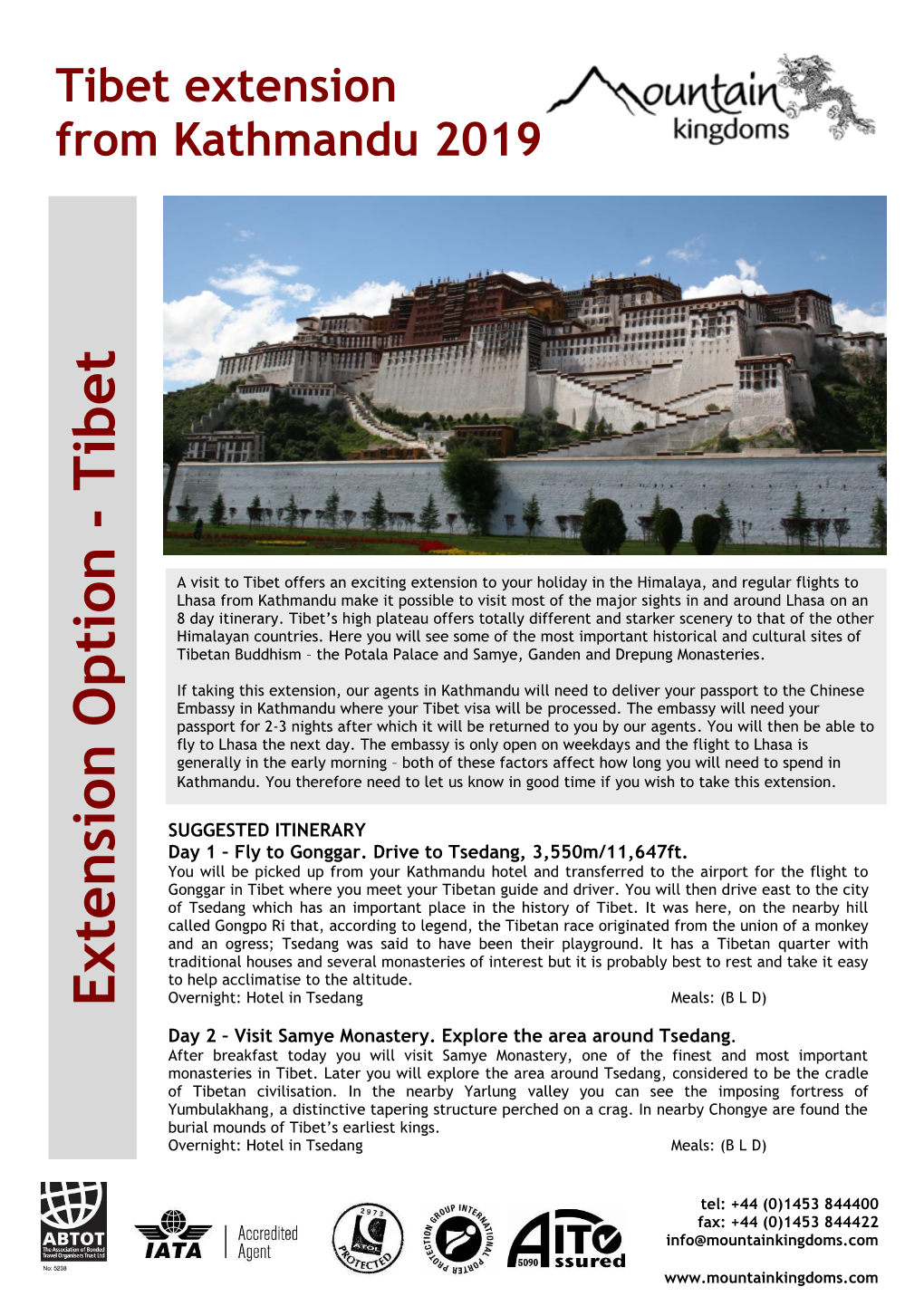 Tibet Extension