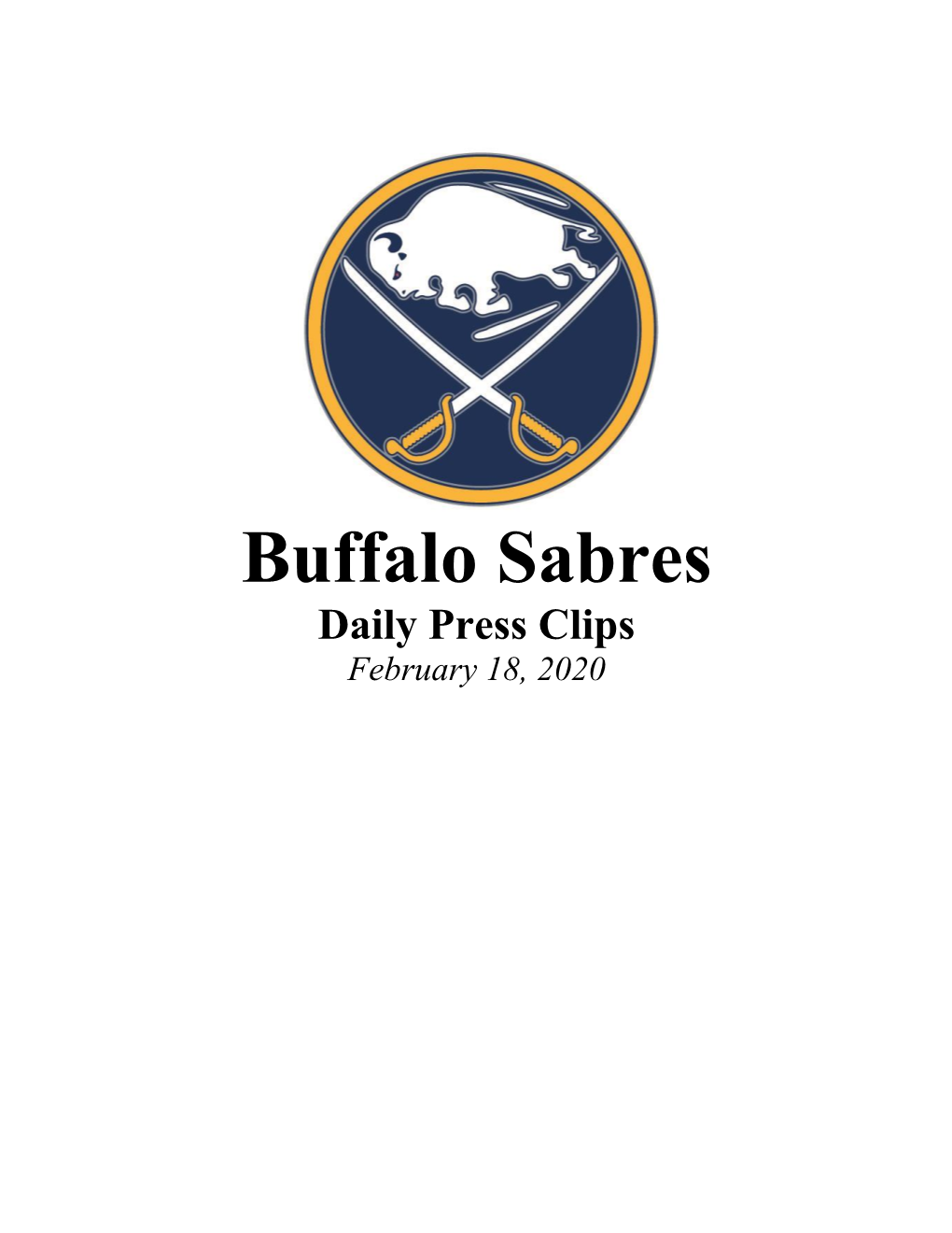 Buffalo Sabres Digital Press