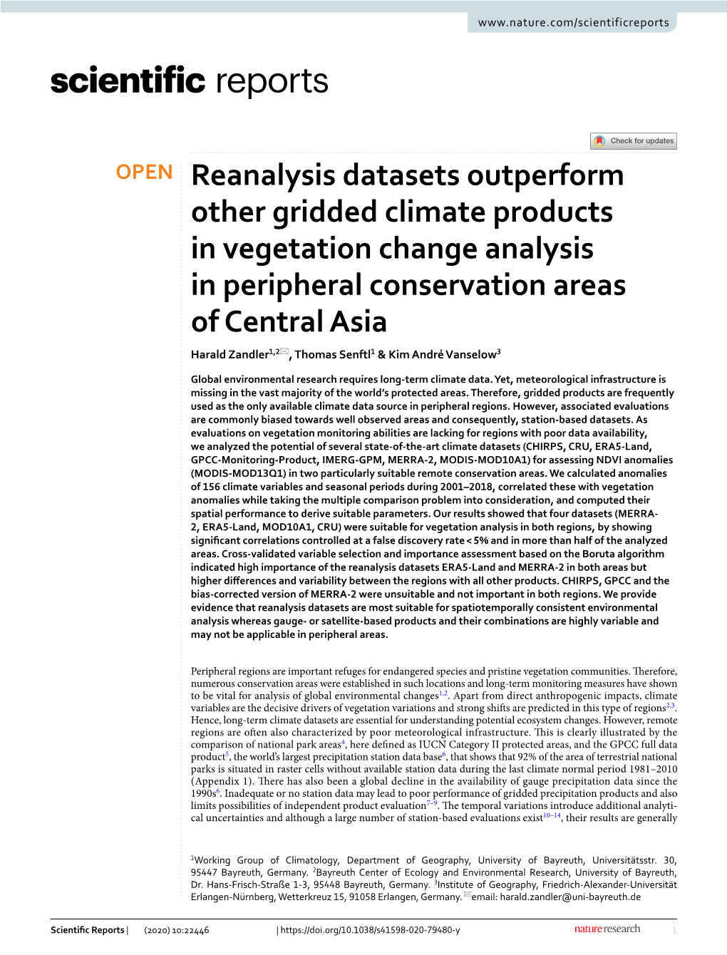 Reanalysis Datasets Outperform Other Gridded Climate Products In