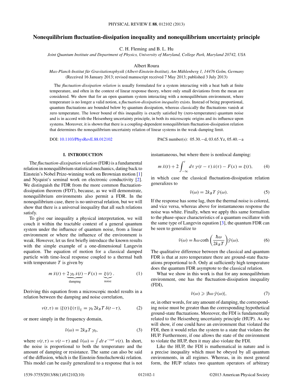 Nonequilibrium Fluctuation-Dissipation Inequality and Nonequilibrium