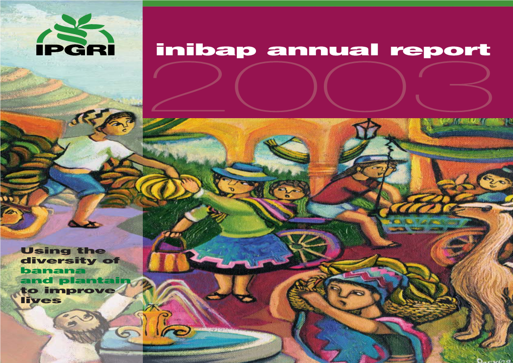 INIBAP Annual Report 2003