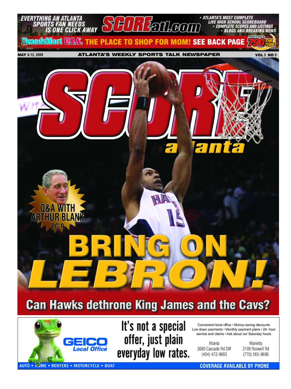 Atlanta's Weekly Sports Talk Newspaper