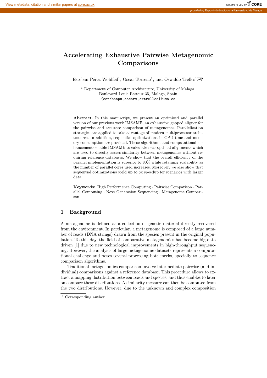 Accelerating Exhaustive Pairwise Metagenomic Comparisons