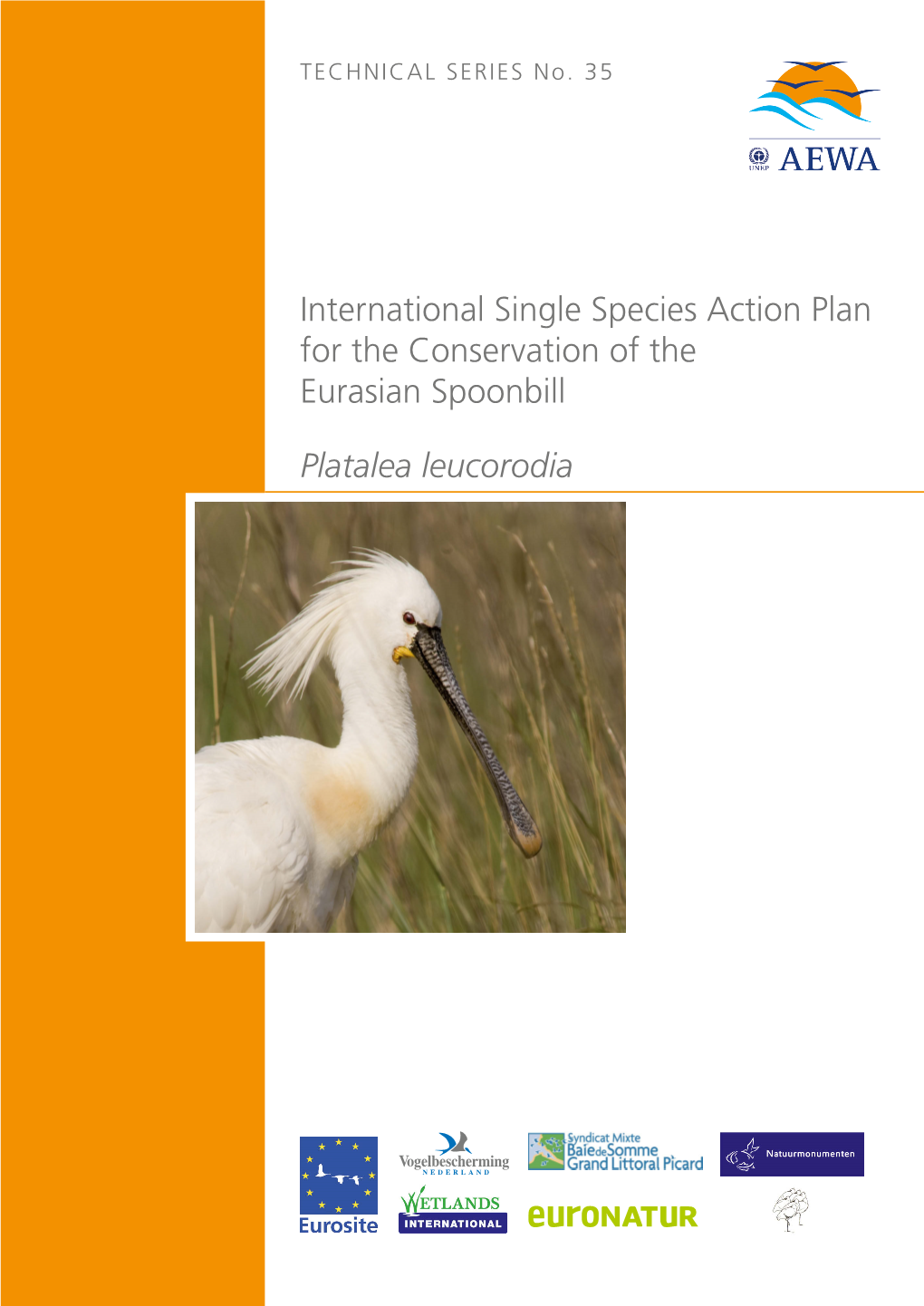 International Single Species Action Plan for the Conservation of the Eurasian Spoonbill Platalea Leucorodia