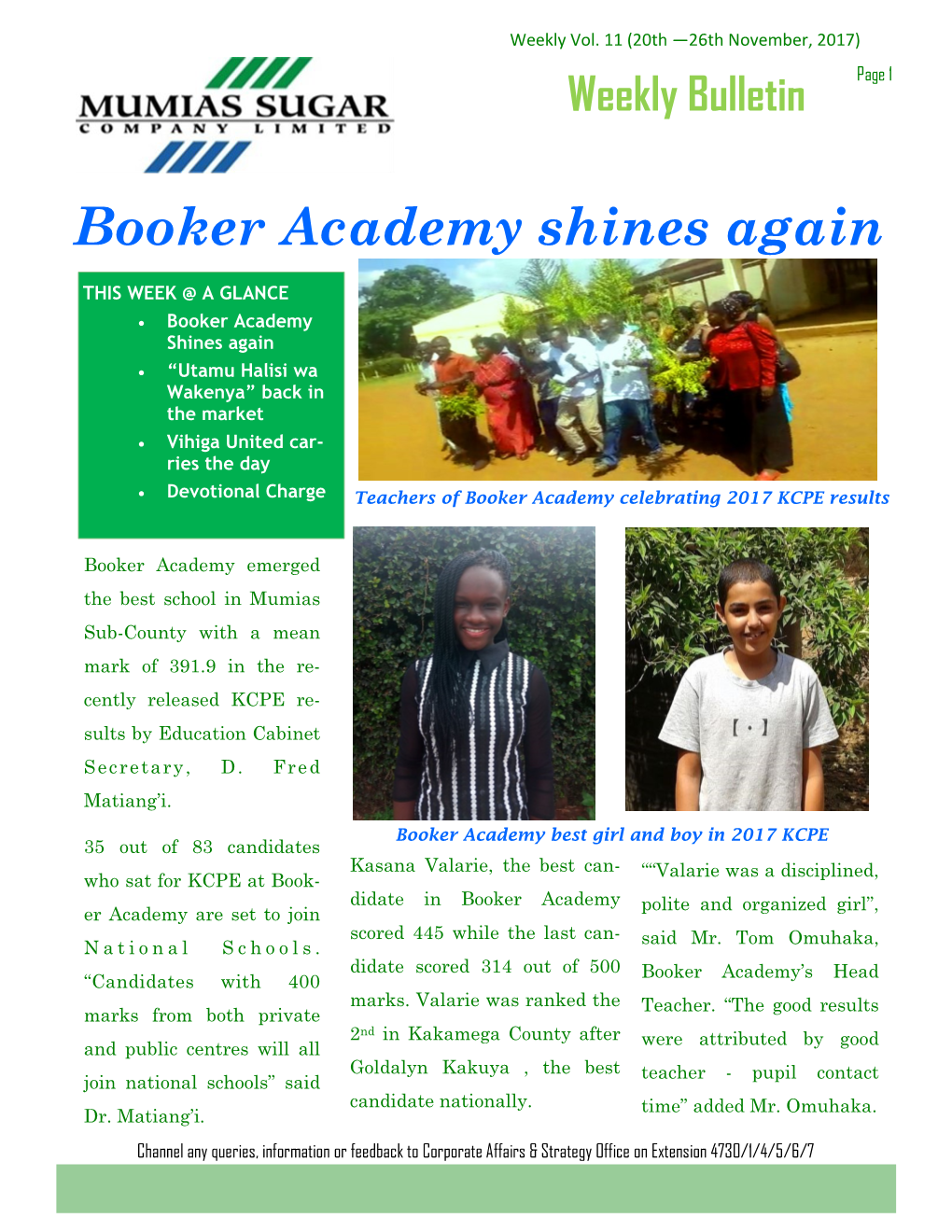 Booker Academy Shines Again