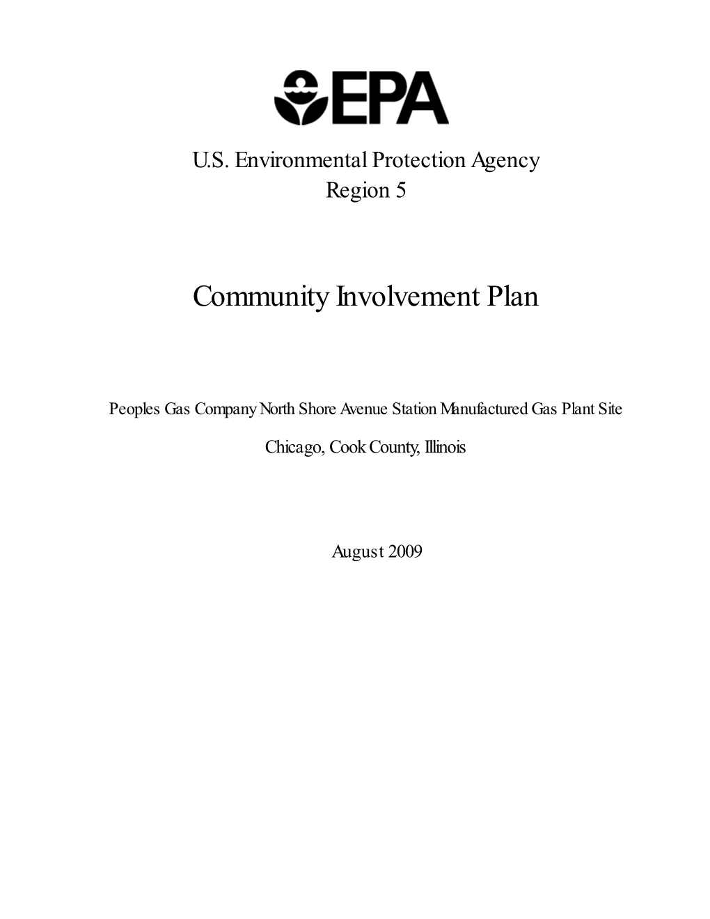 Community Involvement Plan