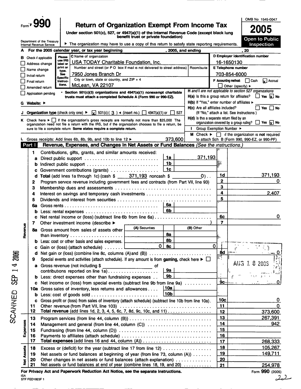 Return of Organization Exempt from Income