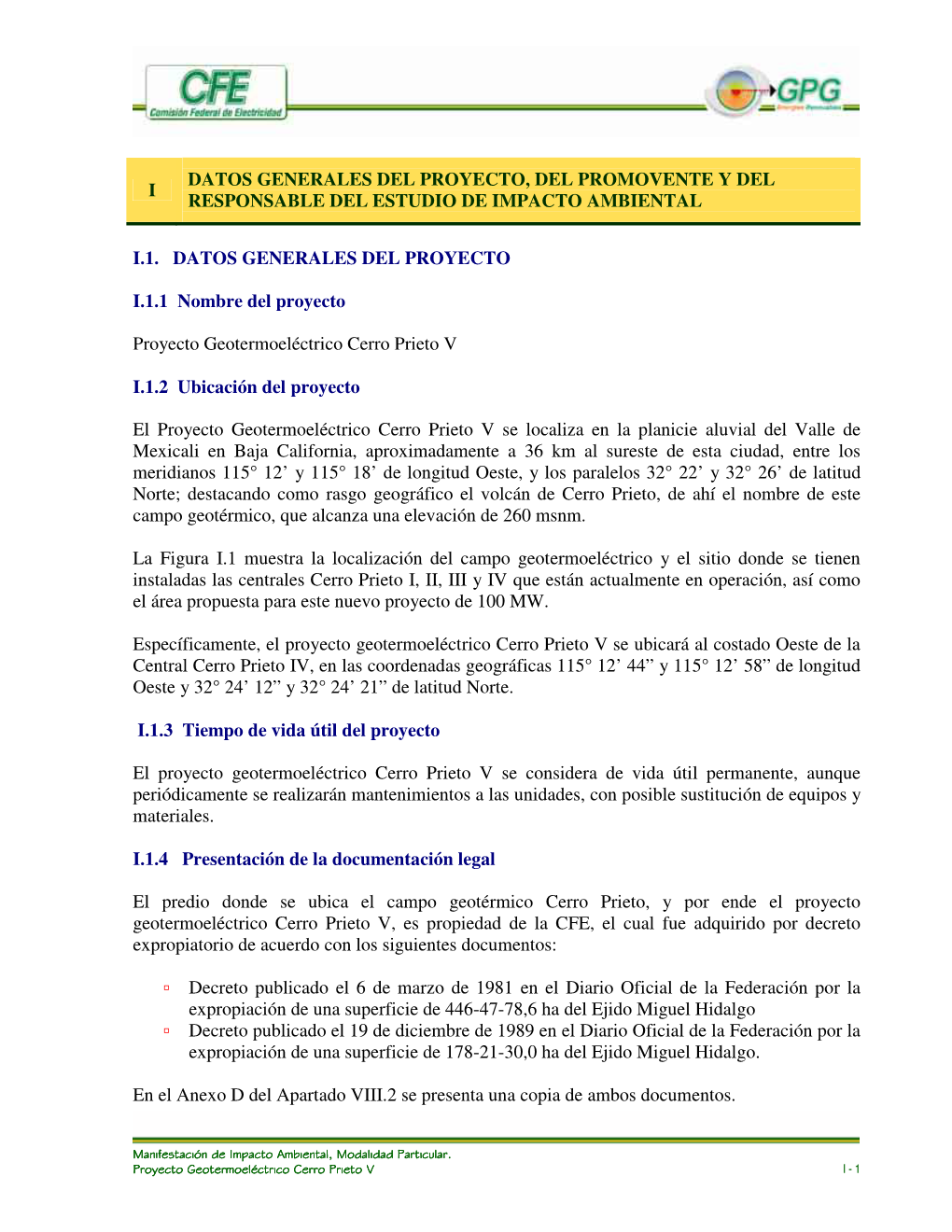 Proyecto Geotermoeléctrico Cerro Prieto V