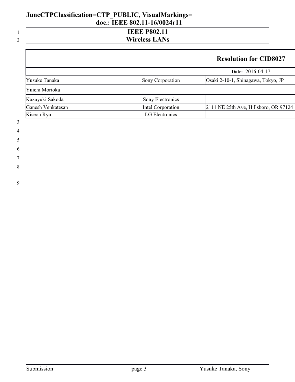 IEEE P802.11 Wireless Lans s22