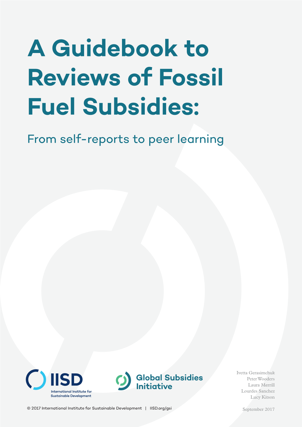 A Guidebook to Reviews of Fossil Fuel Subsidies