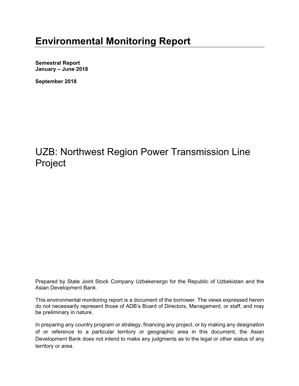 47296-001: Northwest Region Power Transmission Line Project