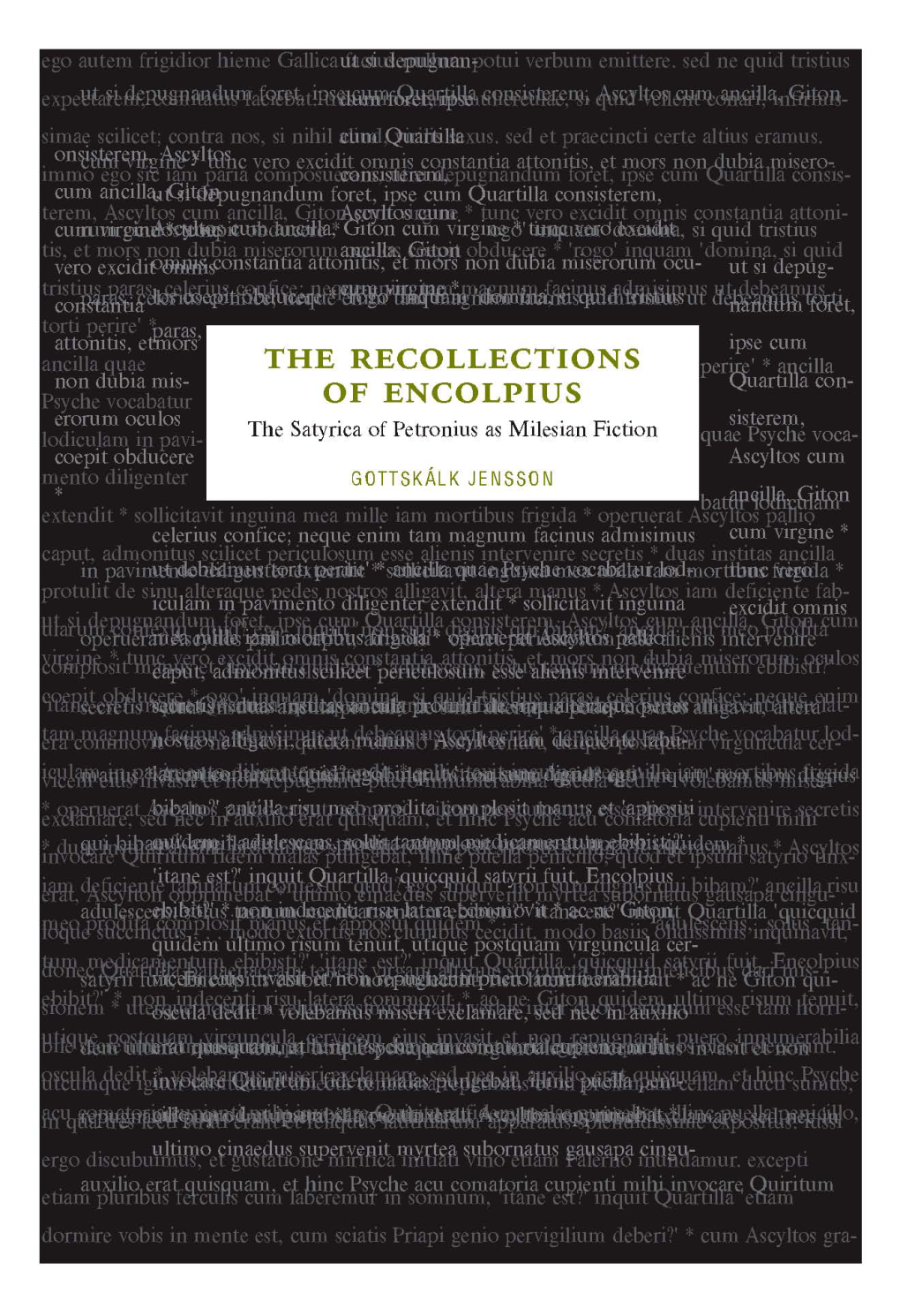 Satyrica of Petronius As Milesian Fiction