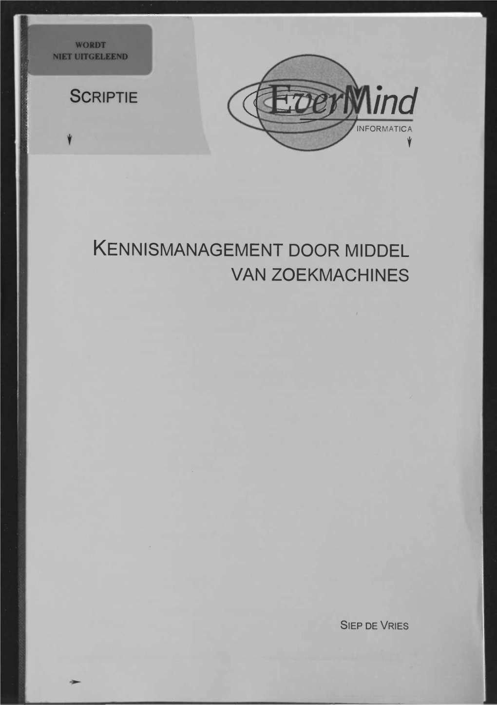 Kennismanagement Door Middel Van Zoekmachines Pagina 4 Van 69 - 1