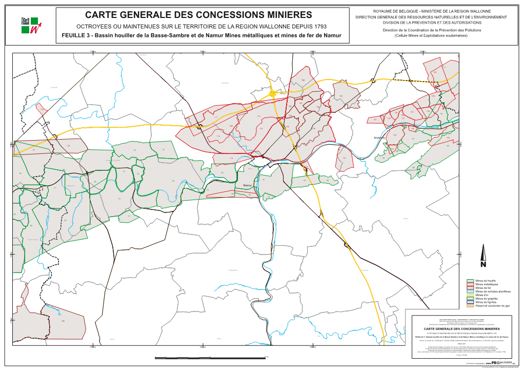 Carte Generale Des Concessions Minieres