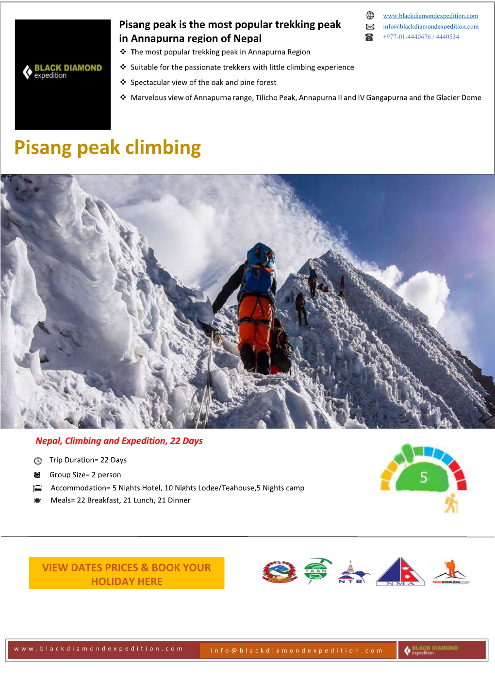 Pisang Peak Climbing