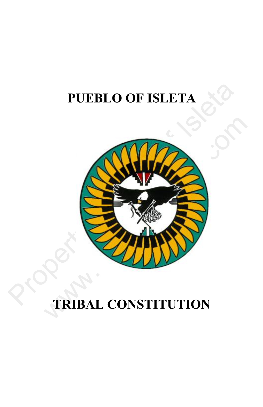 Tribal Constitution 2016