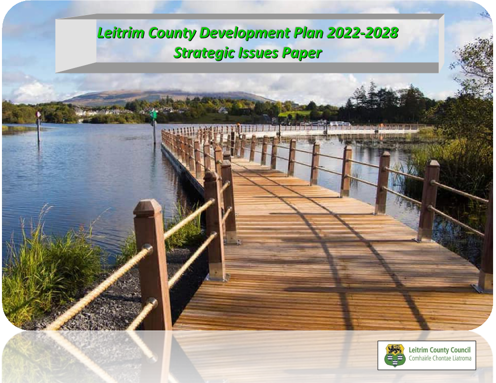 Leitrim County Development Plan 2022-2028 Strategic Issues Paper