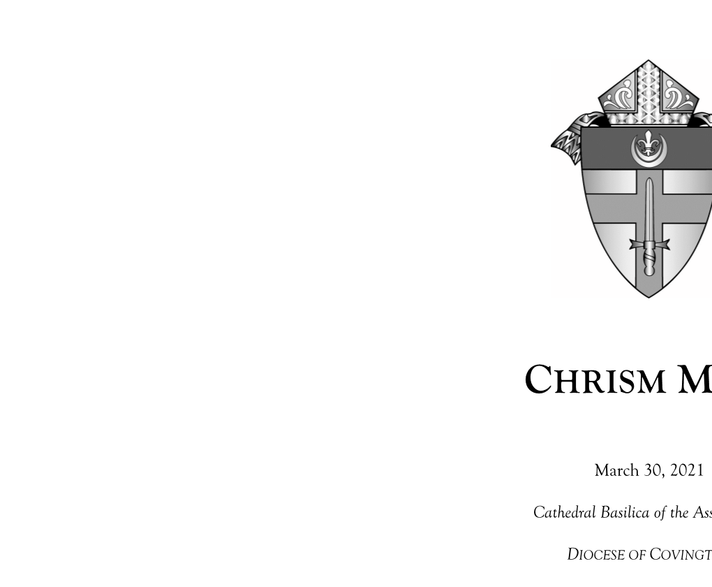 Chrism Program Booklet 2021