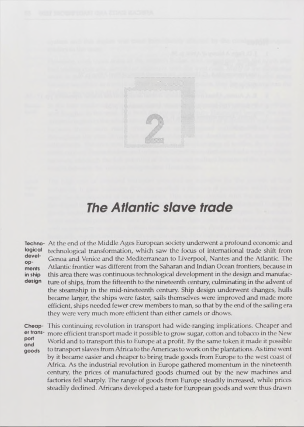 The Atlantic Slave Trade