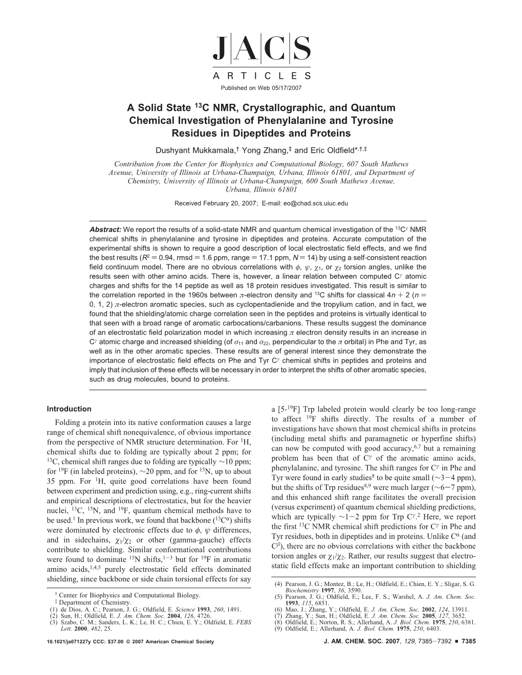 A Solid State 13C NMR, Crystallographic, and Quantum