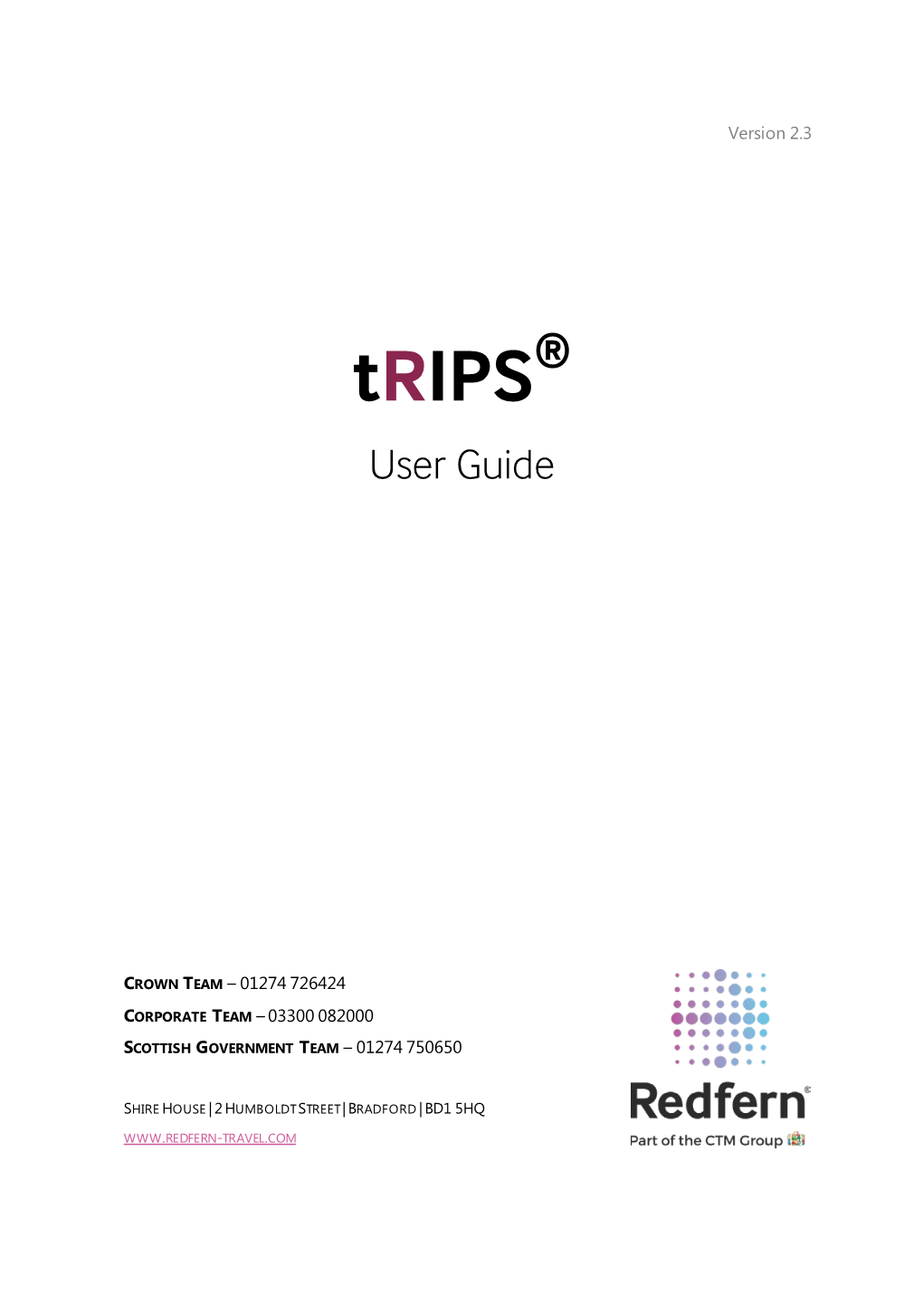 Trips User Guide
