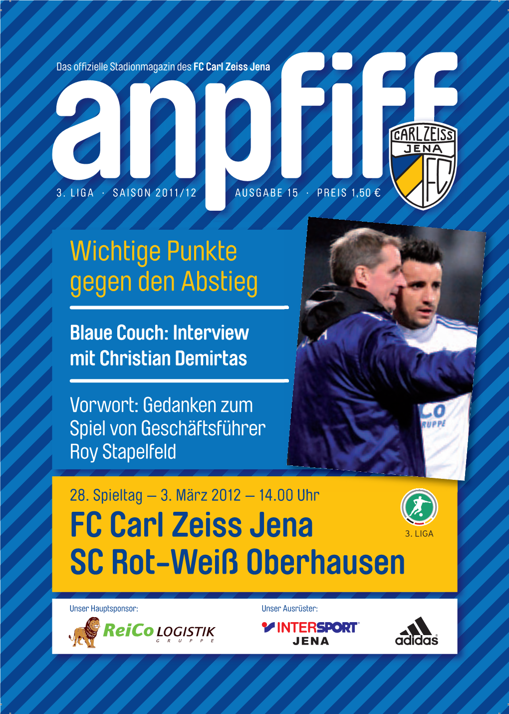 FC Carl Zeiss Jena SC Rot-Weiß Oberhausen