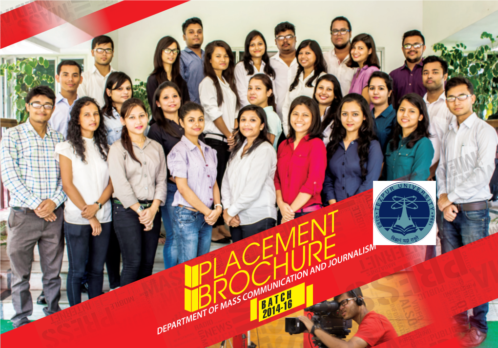 Placement Brochure of Excellent Design and Quality