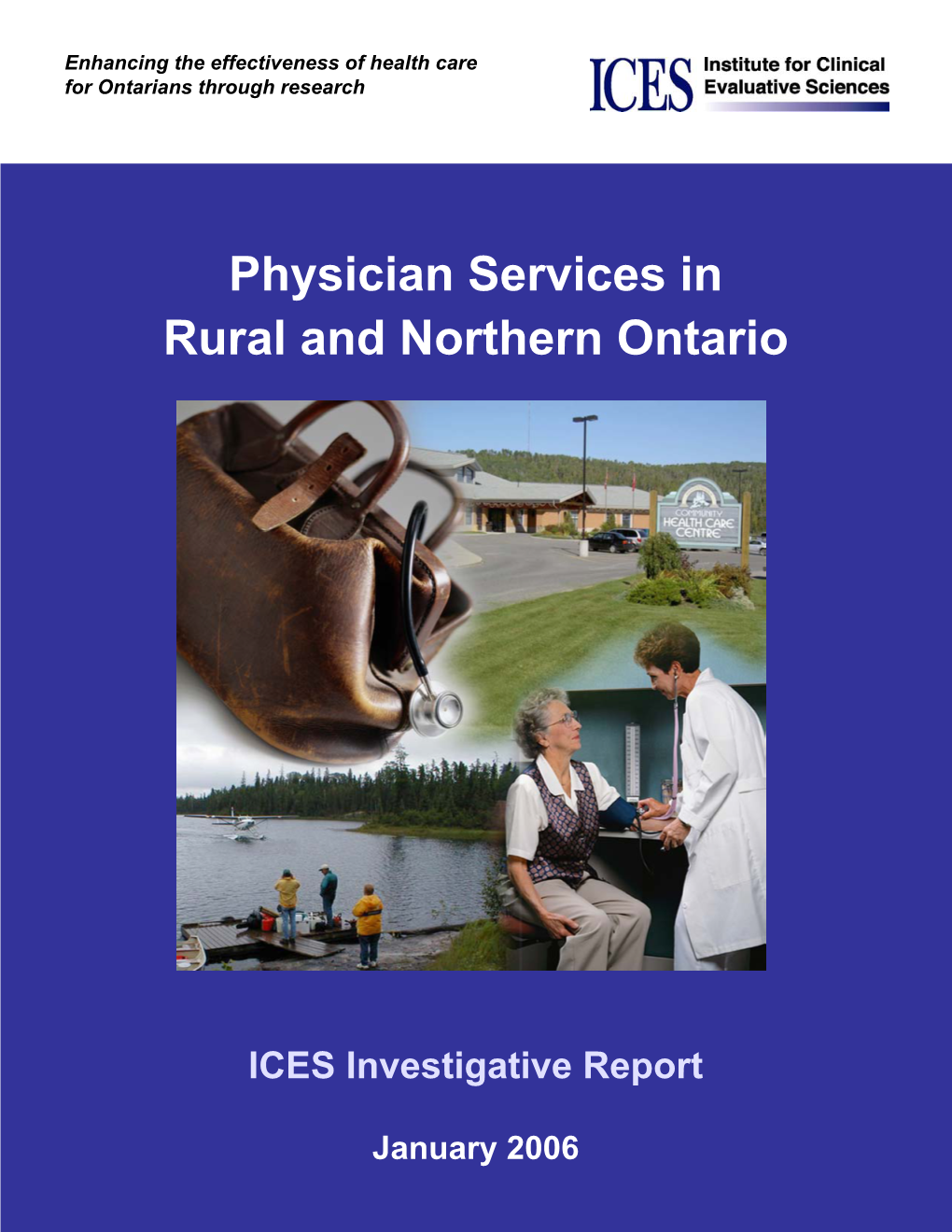 Physician Services in Rural and Northern Ontario