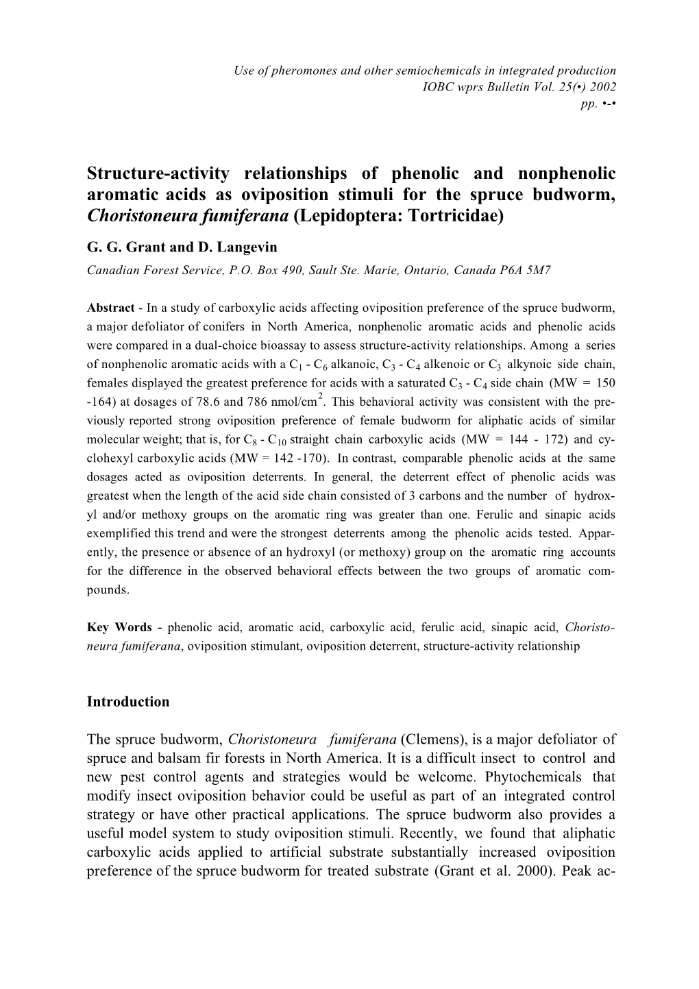 Structure-Activity Relationships of Phenolic and Nonphenolic Aromatic