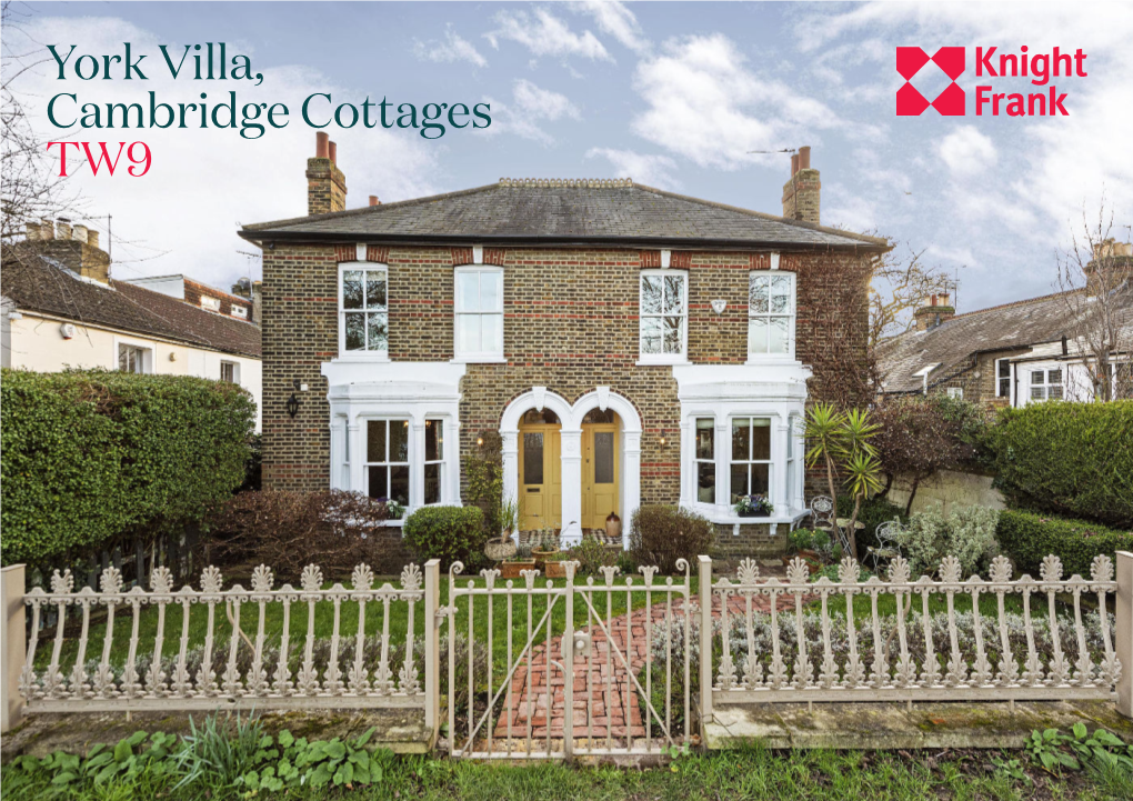 York Villa, Cambridge Cottages