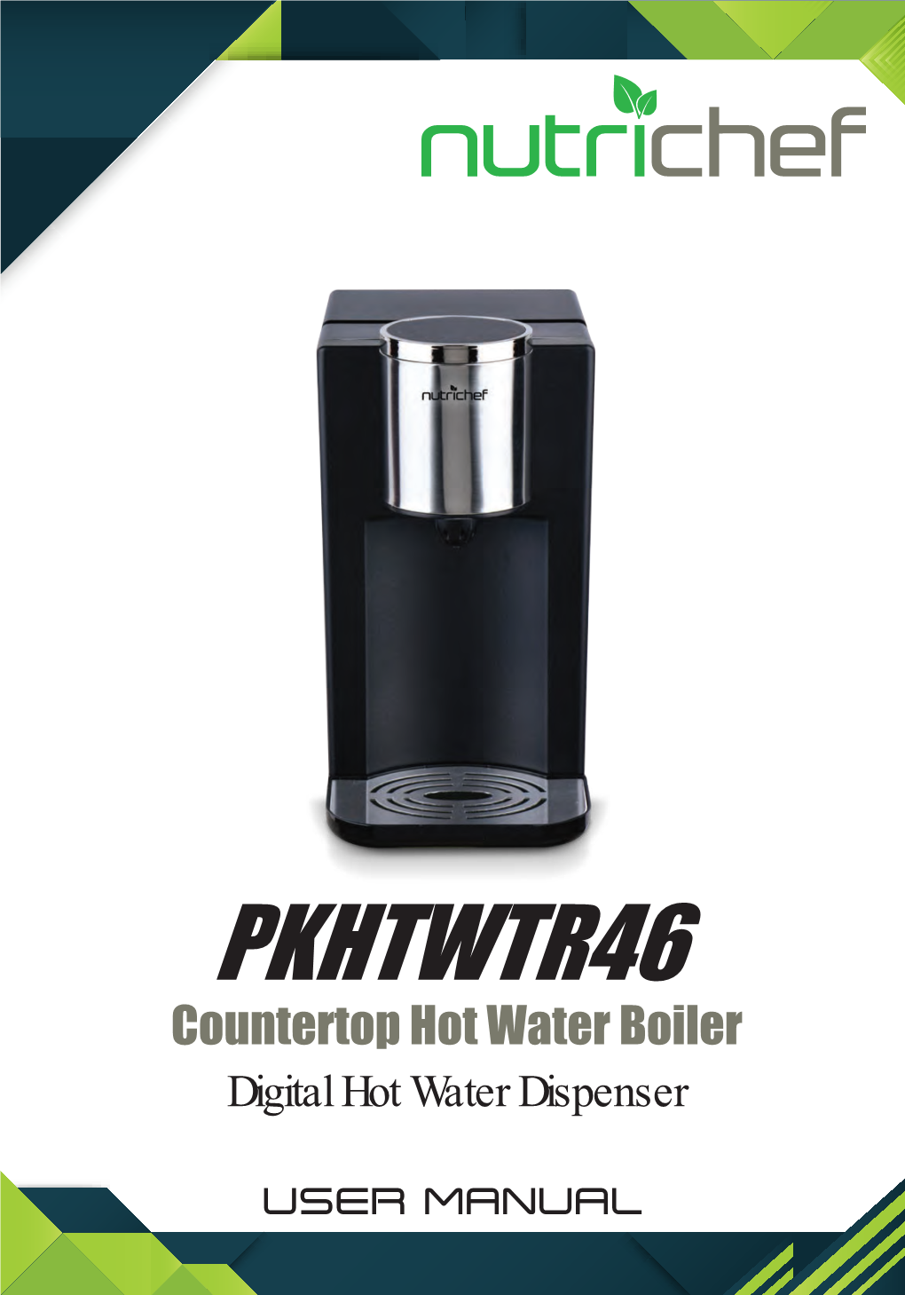 PKHTWTR46 Countertop Hot Water Boiler Digital Hot Water Dispenser IT IS ESSENTIAL THAT THIS APPLIANCE IS INSTALLED CORRECTLY