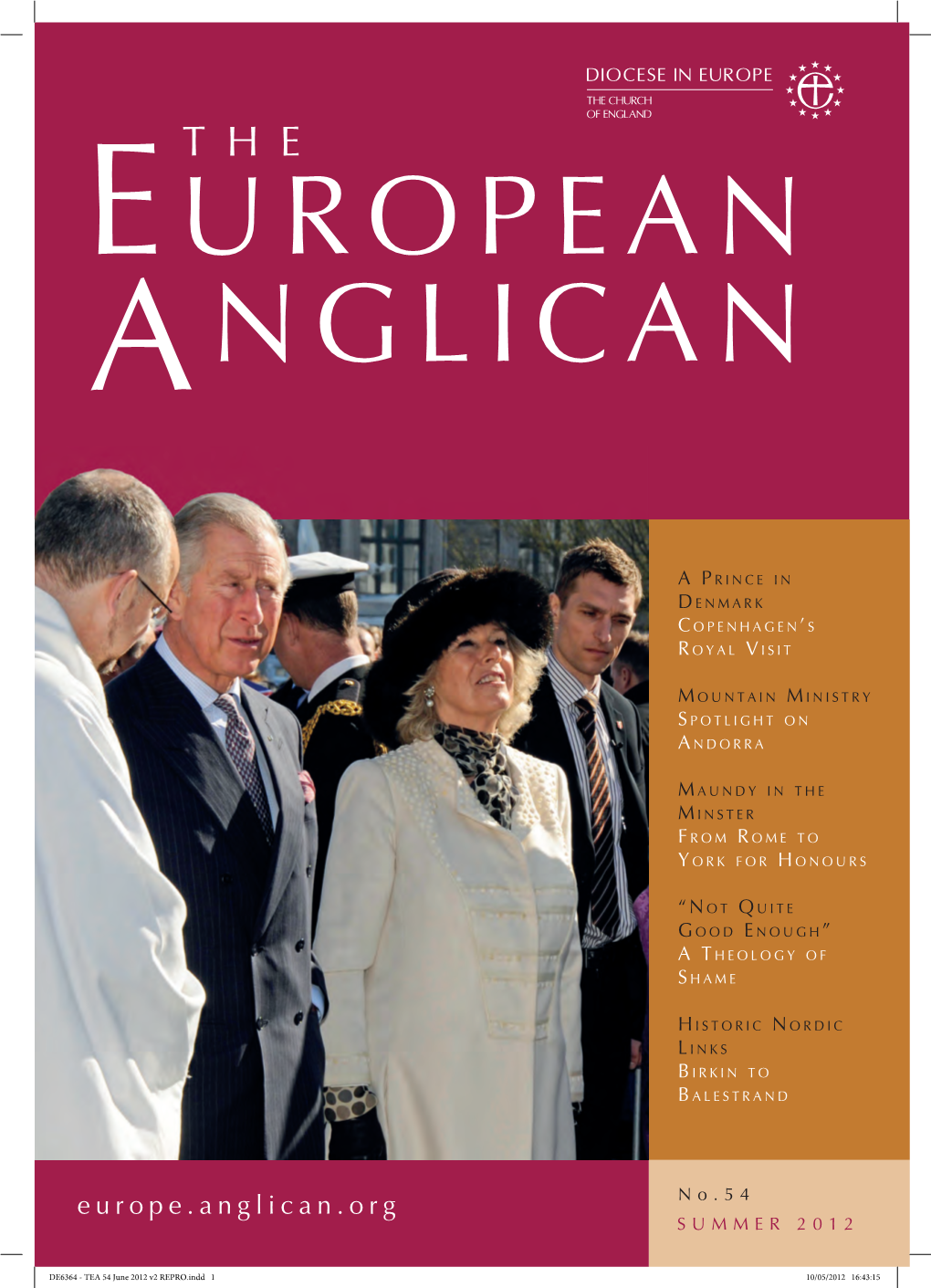 Europe.Anglican.Org No.54 SUMMER 2012