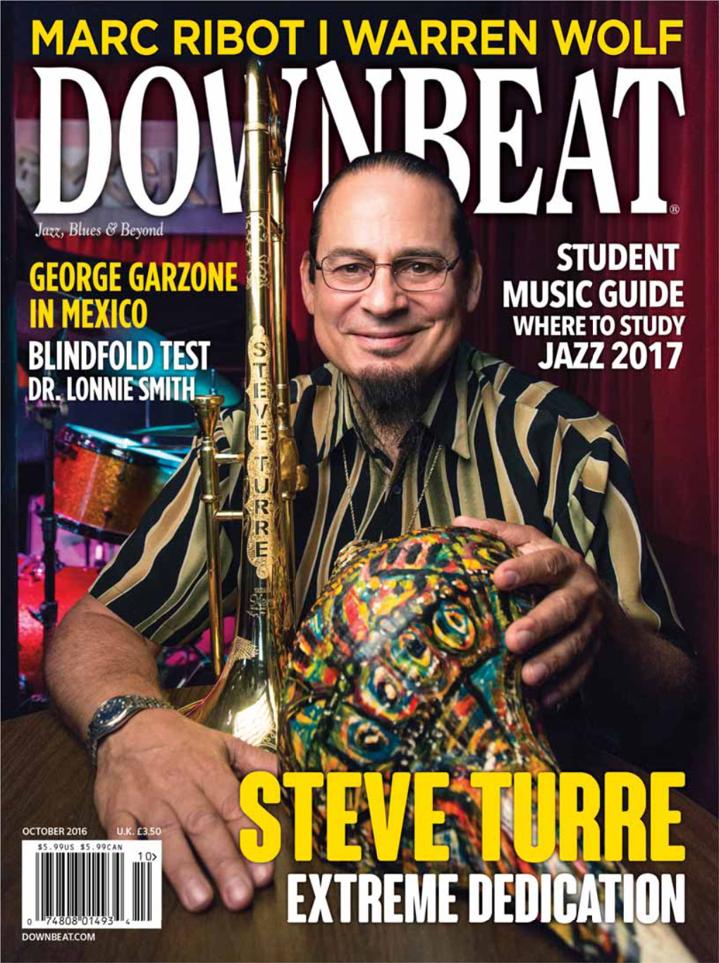 Music Guide 13 the Beat 180 Master Class by ELDAR DJANGIROV 194 Blindfold Test Where to Study Jazz 2017 24 Players 182 Pro Session Dr