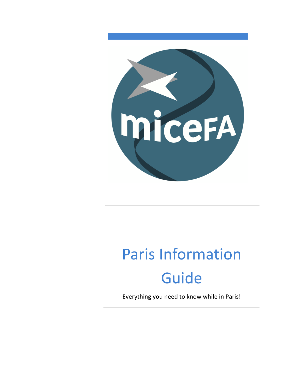 Paris Information Guide Everything You Need to Know While in Paris!
