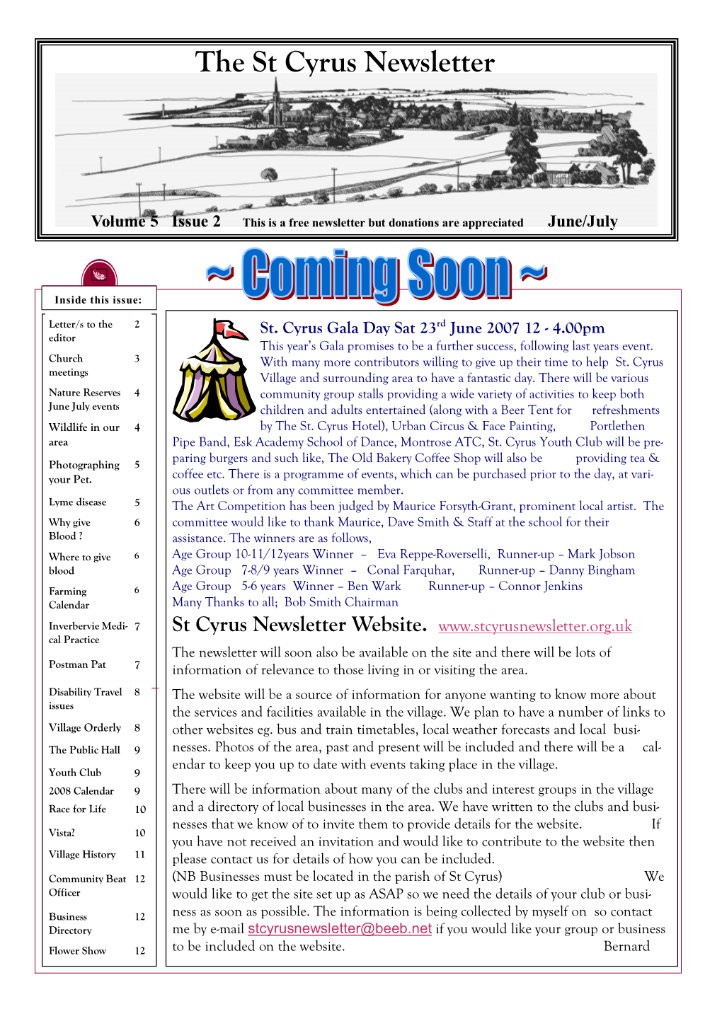 The St Cyrus Newsletter