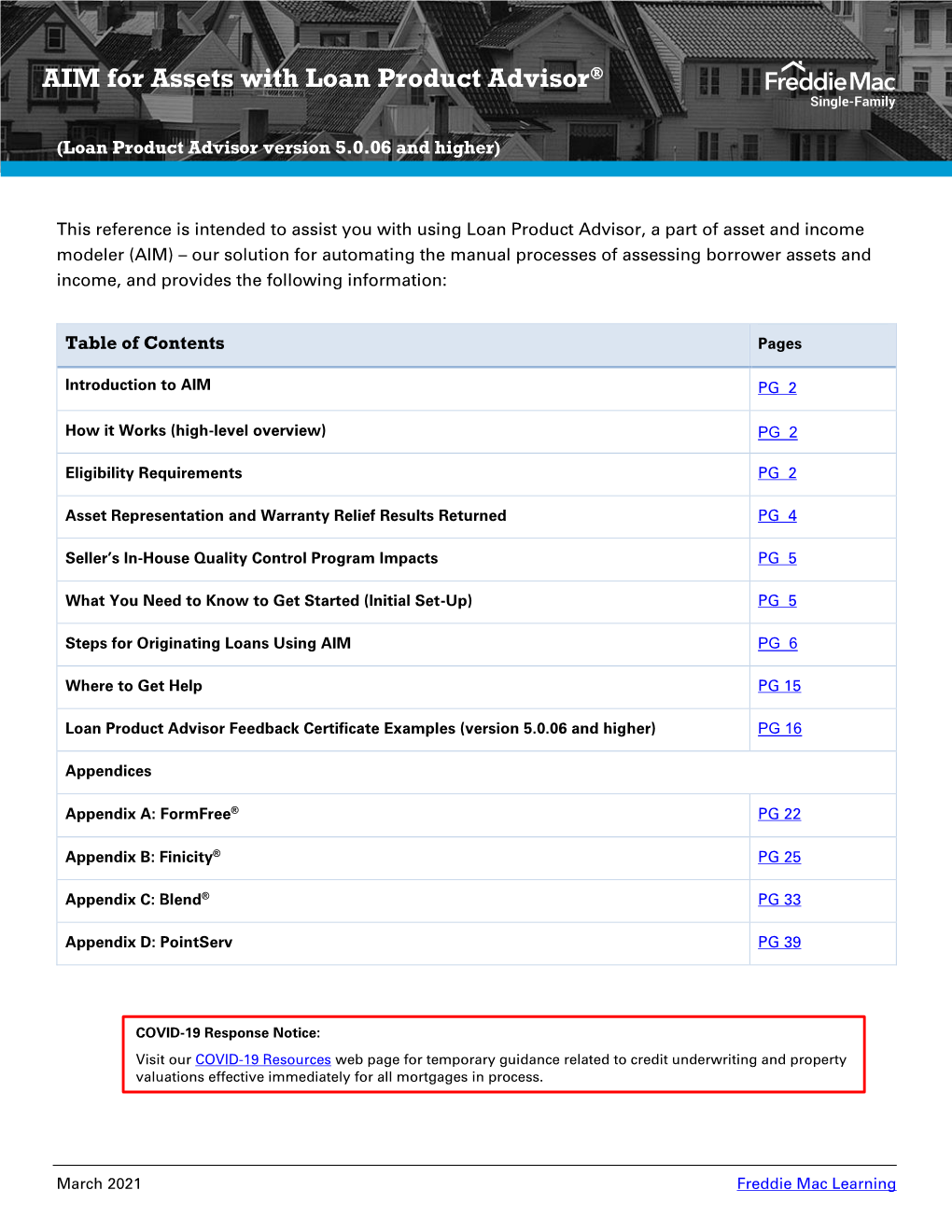 AIM for Assets with Loan Product Advisor Job